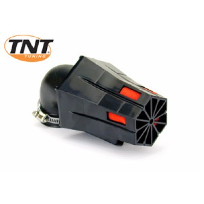 Filtre à air TNT R-évolution II coudé 90° 28/35mm noir